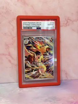 2025 Pokemon Ethan’s Typhlosion Illustration Rare 190/182 PSA 10 - Image 2