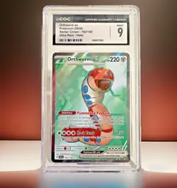 Pokemon TCG Orthworm ex 162/142 Stellar Crown Ultra Rare Holo CGC 9 English - Image 1