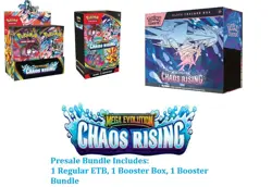 !Presale! Pokemon TCG Chaos Rising Lot - Presale 5/22 - ETB, Booster Box, Bundle - Image 1