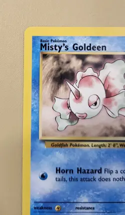 2000 Pokemon WOTC English Gym Heroes Misty's Goldeen GHmG1 - Image 2