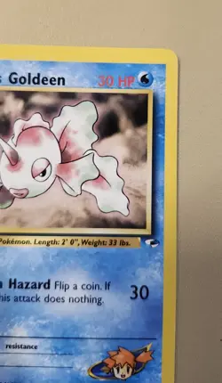 2000 Pokemon WOTC English Gym Heroes Misty's Goldeen GHmG1 - Image 5