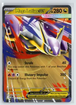 Pokemon ME01: Mega Evolution #100/132 Mega Latias ex NM - Image 1