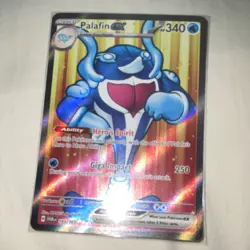 POKEMON PALAFIN EX 193/167 SV06 TWILIGHT MASQUERADE ULTRA RARE HOLO 340HP - Image 1