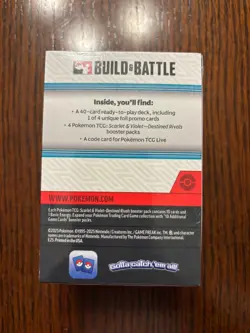 POKEMON SCARLET & VIOLET: DESTINED RIVALS BUILD AND BATTLE KIT BOX - Image 2
