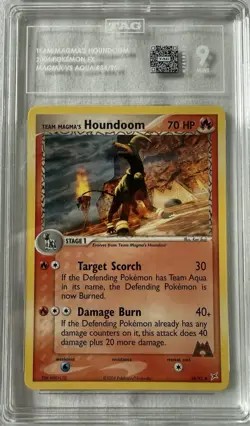 Pokemon 2004 Team Magma's Houndoom 34/95 Team Magma vs Aqua Uncommon TAG 9 - Image 1