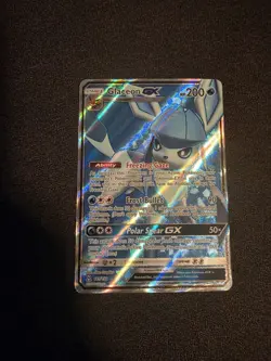 Pokemon TCG Glaceon GX 141/156 Full Art Ultra Rare Ultra Prism NM - Image 1