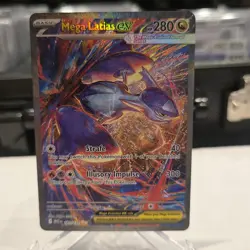 Mega Latias ex ME01: Mega Evolution 181/132 Special Illustration Rare NM Pokemon - Image 1