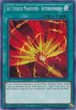 Yugioh! LP Sky Striker Maneuver - Afterburners! - DASA-EN031 - Secret Rare - 1st - Image 1