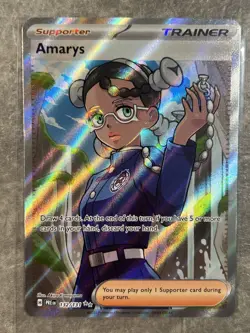 Amarys 132/131 Sv: Pokemon TCG Rare Prismatic Evolutions Holo Rare (Near Mint) 2 - Image 1