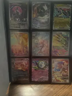 Pokemon Card Binder Collection 33 Cards &Black bolt Binder - Image 2