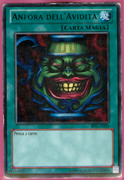 ANFORA DELL'AVIDITA • (Pot Of Greed) • Rara Nera • BP01 IT034 • Unl • Yugioh! - Image 1