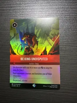 ✨ EPIC Disney Lorcana Fabled Be King Undisputed Epic 216/204 NM - Image 1
