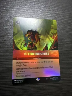 ✨ EPIC Disney Lorcana Fabled Be King Undisputed Epic 216/204 NM - Image 2