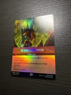 ✨ EPIC Disney Lorcana Fabled Be King Undisputed Epic 216/204 NM - Image 3