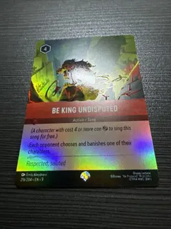 ✨ EPIC Disney Lorcana Fabled Be King Undisputed Epic 216/204 NM - Image 4