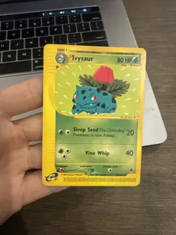 Pokemon TCG Ivysaur Expedition Base Set Card 82/165 Regular Uncommon LP+ - Image 1