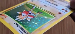 Pokemon TCG Hitmonchan 7/102 Base Set Holo Rare Card good Condition - Image 2