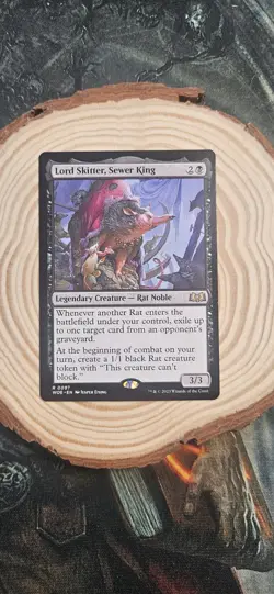 MTG Lord Skitter, Sewer King Wilds of Eldraine 0097 Regular Rare Card - Image 1