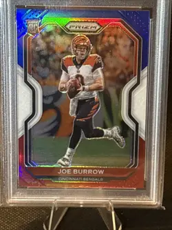 2020 Panini Prizm - Rookie Joe Burrow #307 Red White & Blue Prizm (RC) PSA 9 💎 - Image 5