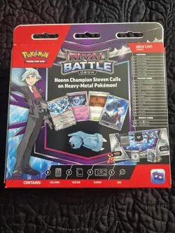 Pokemon TCG Steven Rival Battle Deck Sealed - Image 2
