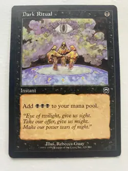 Dark Ritual Mercadian Masques Regular Magic the Gathering MTG Card - Image 1