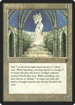 Sentinel [Legends] Magic MTG LP - Image 1
