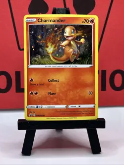 Charmander SWSH092 SWSH: Sword & Shield Promo Cosmo Holo Pokemon Card - Image 2