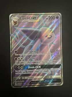 POKEMON TCG ESPEON GX 140/149 S&M BASE SET FULL ART ULTRA RARE!! - Image 1