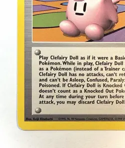 Clefairy Doll - 70/102 - WOTC Base Set Rare Pokemon Card - LP - Image 2