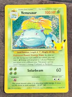 Pokemon: Celebrations: Classic Collection: Holofoil Venusaur: LP Condition - Image 1