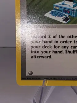 Pokemon TCG Computer Search Trainer Base Set 71/102 Near Mint WOTC Vintage 1999 - Image 5
