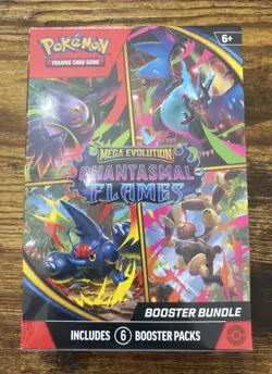 Phantasmal Flames Factory Sealed Booster Bundle Pokemon TCG - Image 1