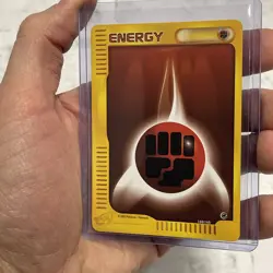 Pokemon Fighting Energy 160/165 Expedition Base Set Regular Pokemon NM/MT Card - Image 2