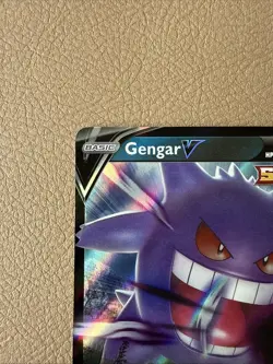 Holo Foil Gengar V 156/264 Ultra Rare Pokemon SWSH08: Fusion Strike NM - Image 2