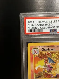 Pokemon Charizard Celebrations Classic Collection Holo PSA 9 4/102 - Image 4