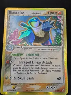 Blastoise Delta Species 2/100 Crystal Guardian Holo Ultra Rare Pokemon TCG LP - Image 3