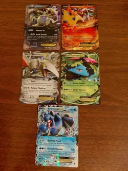 5 Pokemon EX Ultra Rare Lot - XY Era - Venusaur, Tyranitar, Blaziken, Seismitoad - Image 1