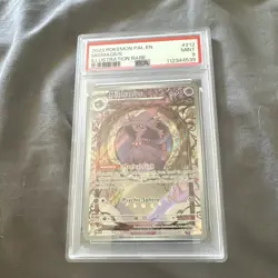 Pokemon TCG Mismagius Sv02: Paldea Evolved 212/193 Holo Illustration Rare PSA 9 - Image 1
