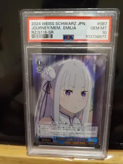 PSA 10 Weiss Schwarz RE ZERO vol.3 RZ/S116-087S SR Journey Through Memories - Image 1