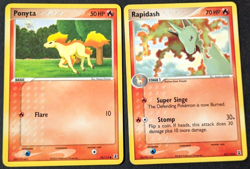 2x Ponyta 78/113 & Rapidash 52/113 Pokemon Cards - Ex Delta Species 2005 (M1) - Image 1