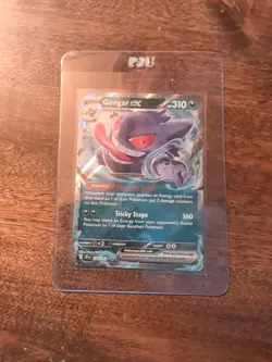 Pokemon Gengar EX 104/162 Temporal Forces Card w/ Top Loader - Image 1