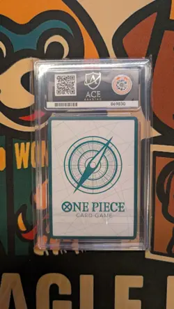 Dracule Mihawk OP14 Gold Don!! Manga Azure Sea's Seven One Piece Card ACE 10 - Image 2