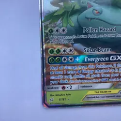 Pokemon Celebi & Venusaur GX TAG TEAM Ultra Rare Holo 1/181 Sm-Team Up Card - Image 2