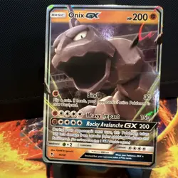 Pokemon Onix GX TCG Hidden Fates Holo Ultra Rare Card 36/68 - Image 1