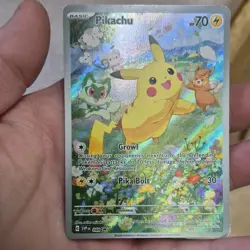 Pokemon Pikachu Full Art Promo Holo Card 088 SV Black Star Promos TCG - Image 1