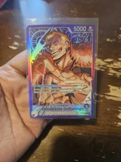 Donquixote Doflamingo - Alternate Alt Art Leader One Piece Card OP14-060 - Image 1