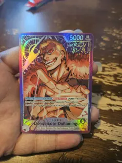 Donquixote Doflamingo - Alternate Alt Art Leader One Piece Card OP14-060 - Image 2