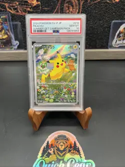 PSA 10 Pikachu Summer Card Get Campaign Pack 218/SV-P Pokemon Japanese Promo - Image 1