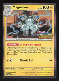 Magneton 153 Pokemon TCG SV: Scarlet & Violet Promo Cards NM - Image 1