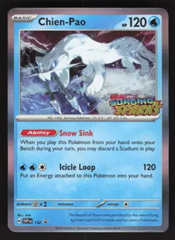 Chien-Pao 152 Pokemon TCG SV: Scarlet & Violet Promo Cards NM - Image 1